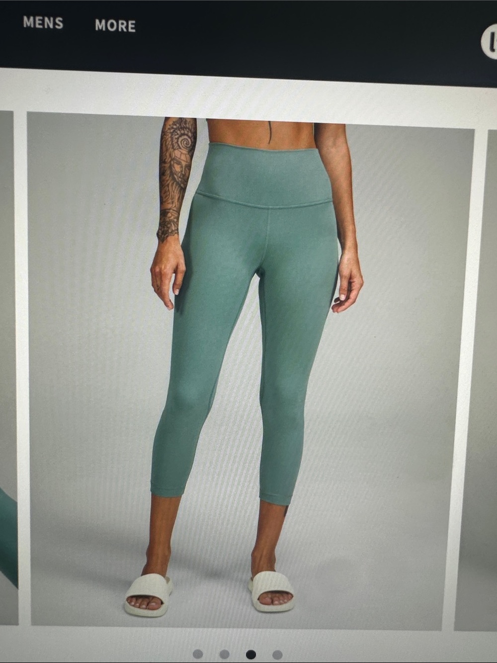 lululemon athletica Align High-Rise Crop 23" in Tidewater Teal